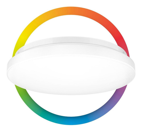 Lámpara Led Wi-fi Rgb+w Multicolor De 18 W, Para Techo Steren Shome-126