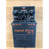Boss Metal Zone Mt-2  Negro