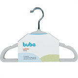 Cabides Kit 5 Veludo Bege Anti Deslizante Infantil Bebê Buba