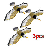 3 Pájaros Con Forma De Halcón Con Ojos De Luz Artificial Par
