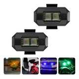 2 Luces Mini Luz Led Estrobo Para Bicicleta Moto 7 Colores