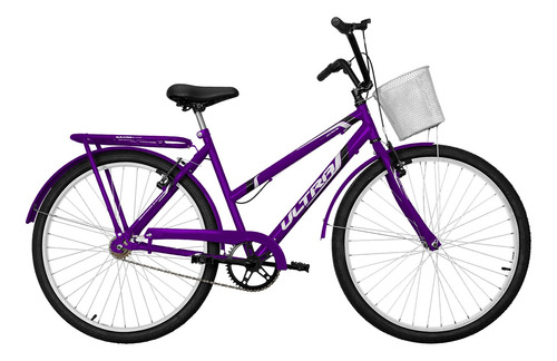 Bicicleta De Passeio Feminina Wave Aro 26 Com Cestinha Linda