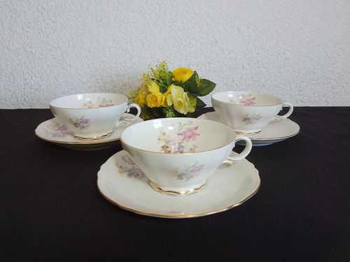 Taza De Te Porcelana Verbano Bouquet - Precio X Duo