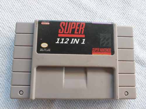 Fita 112 Jogos Para Super Nintendo