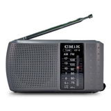 Radio Portatil Am Fm Parlante Antena Auricular Cmik Icf-7