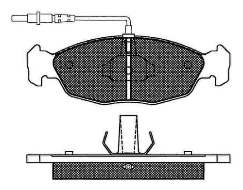 Pastillas De Freno Peugeot 306 94/95 Delantera Foto 2