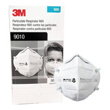 Cubrebocas Mascarilla Respirador 3m N95 Mod 9010 50 Piezas