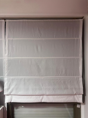 Cortinas Romanas Con Sistema 2 Paños 1.10 X1.80 Impecables