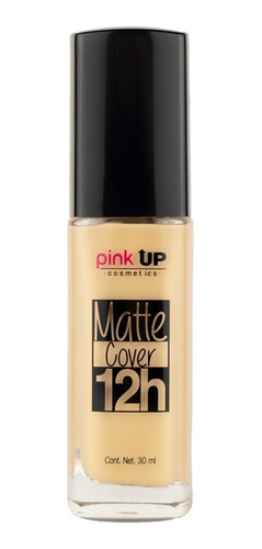 Base De Maquillaje Alta Cobertura Matte Cover 12 Hrs Pink Up