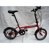 Bicicleta Plegable Jyd 16  Acero Shimano