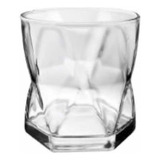 Vaso Old Fashion High Ball Rombus Modernos Elegantes 4 Pieza Color Blanco