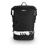 Redlemon Mochila Antirrobo Backpack Roll Top Impermeable, Expandible, Compartimento Multiusos Y Para Laptop De 15 Y Tablet, Con Puerto Usb, Resistente, Para Viajes Y Campamentos, Negro