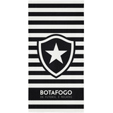 Toalha De Banho Do Botafogo Aveludada Torcedor Time Praia Brasão Do Botafogo