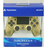 Control Inalambrico Dualshock 4 Gold Nuevo Y Original 