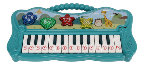 Teclado De Piano Portátil Para Niños, Mini Dibujos Animados,