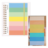 Pack Cuaderno A5 Colorblok + B.  Notas Imantada Monoblock