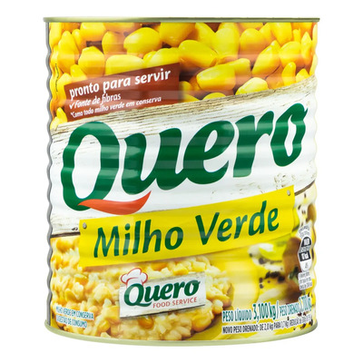 Milho Verde em Conserva Quero Food Service Lata 1,7kg | MercadoLivre