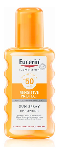 Eucerin Sun Protector Solar Fps 50 Spray Transparente X200ml