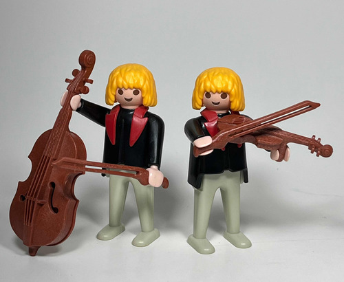 Playmobil Músicos Vitorianos Violino Violoncelo Instrumentos
