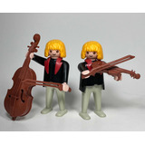 Playmobil Músicos Vitorianos Violino Violoncelo Instrumentos