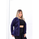 Blazer Plus Size Com Babado Feminino Do P Ao G1 G2 G3 Roupas