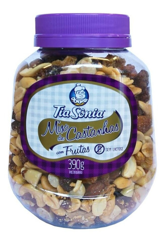 Kit 3 Mix Castanhas Tia Sonia Pote 390gr