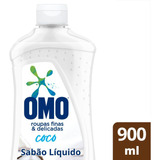 Lava-roupas Líquido Omo Roupas Finas E Delicadas Coco 900ml