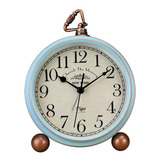 Justup Reloj De Mesa, Reloj Despertador Vintage Sin Tictac,