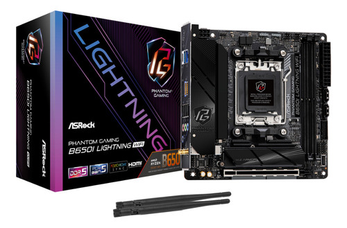 Placa Mãe Asrock B650i Lightning Wifi Am5 Amd Mini-itx