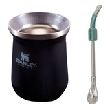 Kit Stanley Mate Y Bombilla Spoon Acero Inoxidable Libre Bpa