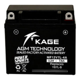 Bateria Motocicleta Kage Mf12v7l-4a (ybt7l-b)