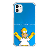 Capa Capinha Com Nome Personalizada Homer Simpsons 2