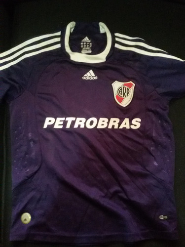 Camiseta adidas River Plate 2008-2009 Petrobras Violeta