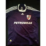 Camiseta adidas River Plate 2008-2009 Petrobras Violeta