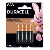 Pilas Duracell Aaa X 4 Blister