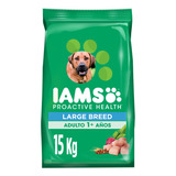 Iams Alimento Seco Perro Adulto Raza Grande Pollo 15kg