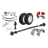 Kit Completo Para Remolque 1200 Lb Eje Llantas Accesorios 