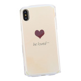 Funda Para iPhone Corazones Dama Mujer Hombre Case Resistent