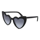 Gafas De Sol Saint Laurent Mujer Montura Negra, Lentes Grise