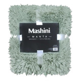Manta Shaggy Mashini 127x152cm Verde