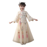 Vestido Hanfu Tang Clothes Princess Para Niña