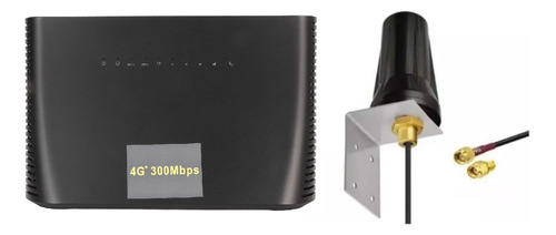 Modem Router 4g Rural Urbano Wifi Rj11 Lan Wan + Antena Ext