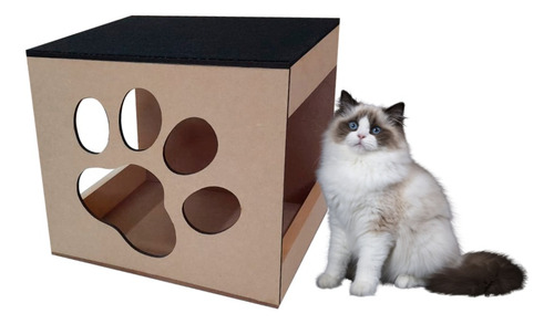 Nicho Casa Para Gato Em Mdf (p)