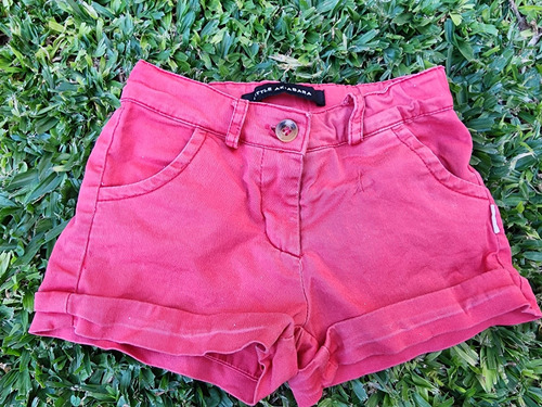 Short Nena Talle 6 Little Akiabara Rojo