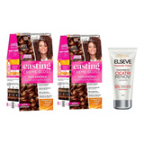 2 Tinta Cabelo Casting Creme Gloss Chocolate + Creme Elseve