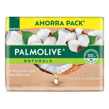 Jabónes Palmolive Naturals X4 Exfoliación Nutritiva 480g