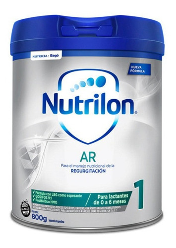 Leche De Fórmula En Polvo Nutricia Bagó Nutrilon Ar 1 En Lata De 800g 