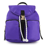 Mochila Birambi Con Tapa Grande Morado