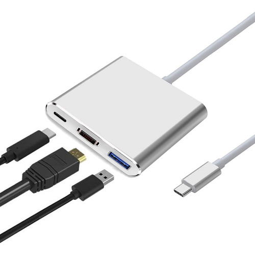 Adaptador Usb C A Hdmi Thunderbolt 3 Para Serie Macbook