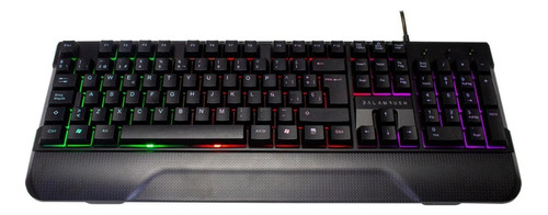 Teclado Gamer Balam Rush Apolo Alambrico Usb Led Br-931359 Color Del Teclado Negro